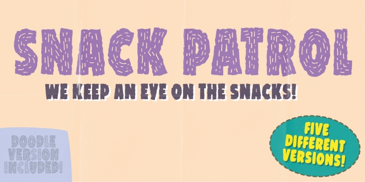 Snack Patrol DEMO Font Download