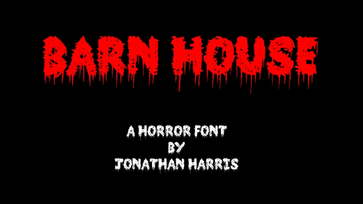 Barn House Font Download