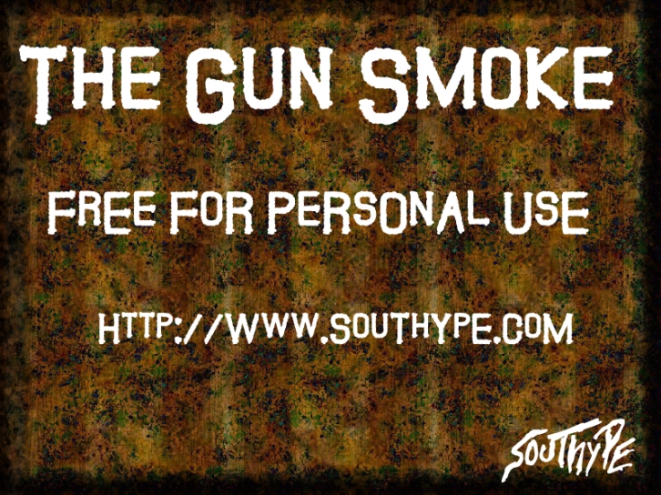 The Guns Smoke S Font Download