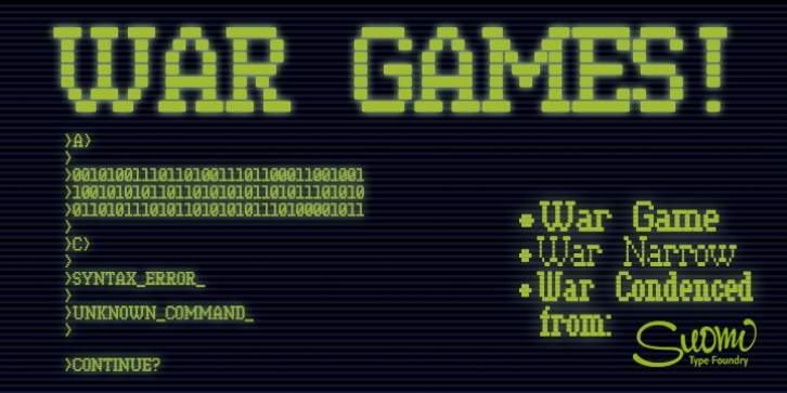 War Font Download