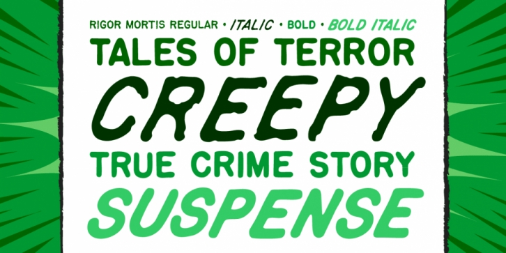 Rigor Mortis Font Download