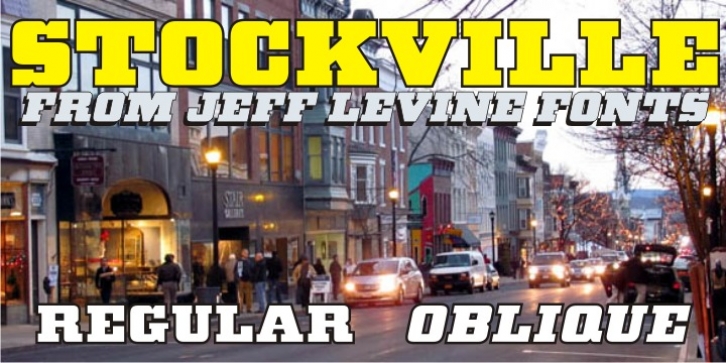 Stockville JNL Font Download