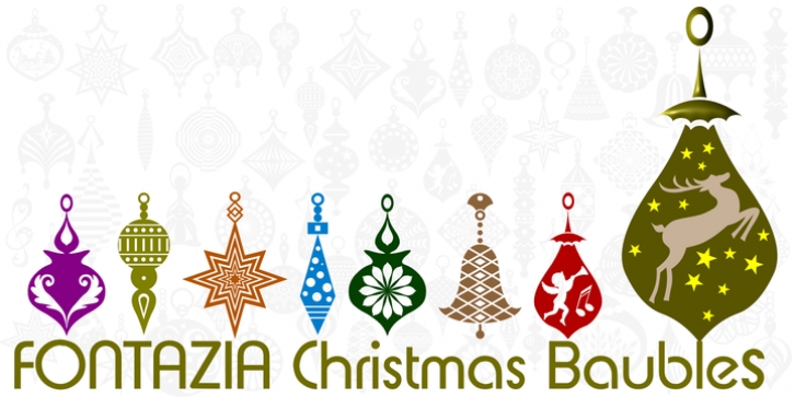 Fontazia Christmas Baubles Font Download