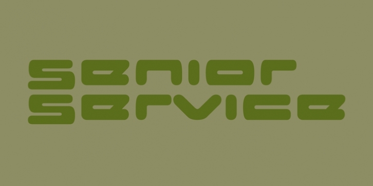 Senior Serviceâ„¢ Font Download