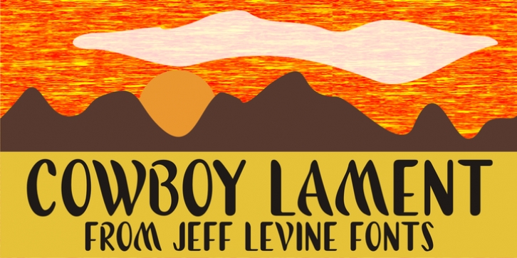 Cowboy Lament JNL Font Download