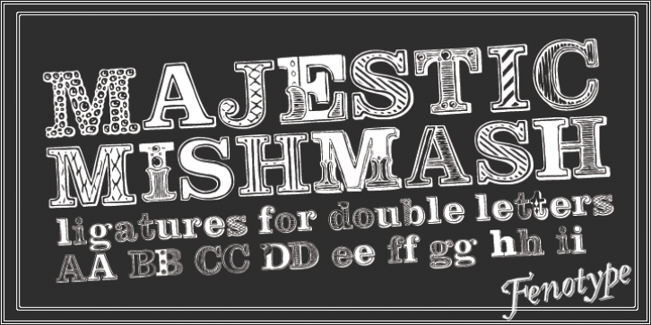 Majestic Mishmash Font Download