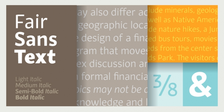 Fair Sans Text Font Download
