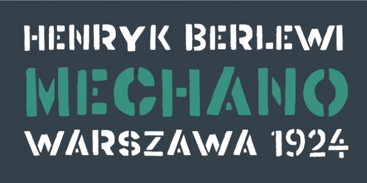 Berlewi FA Font Download