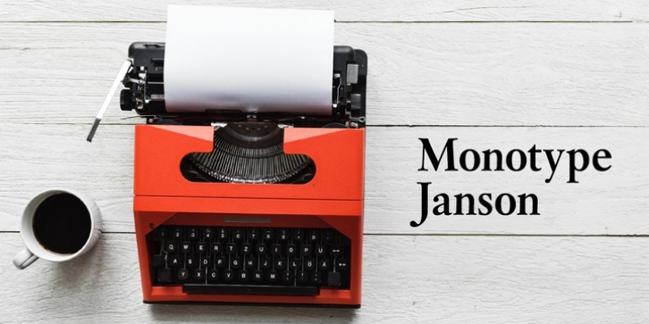 Monotype Janson Font Download