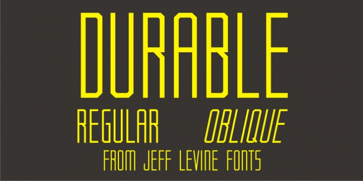 Durable JNL Font Download