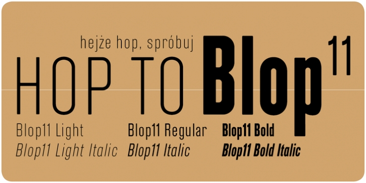 Blop11 Font Download