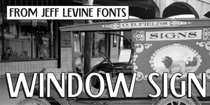 Window Sign JNL Font Download