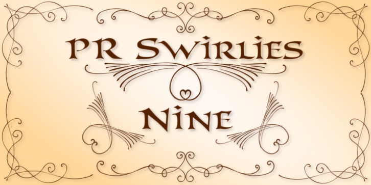 PR Swirlies 09 Font Download