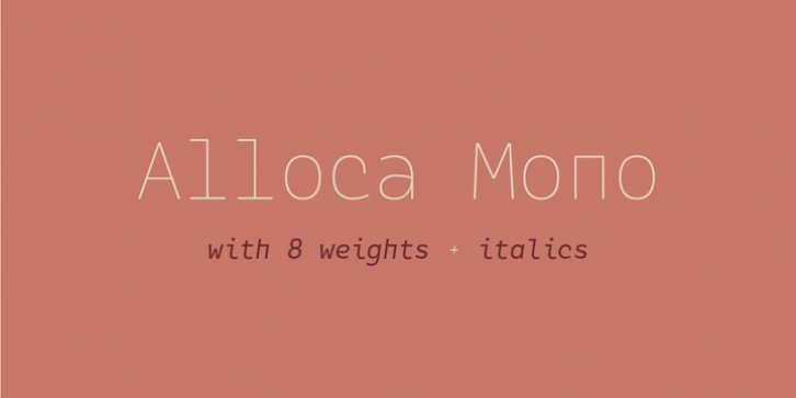 Alloca Mono Font Download