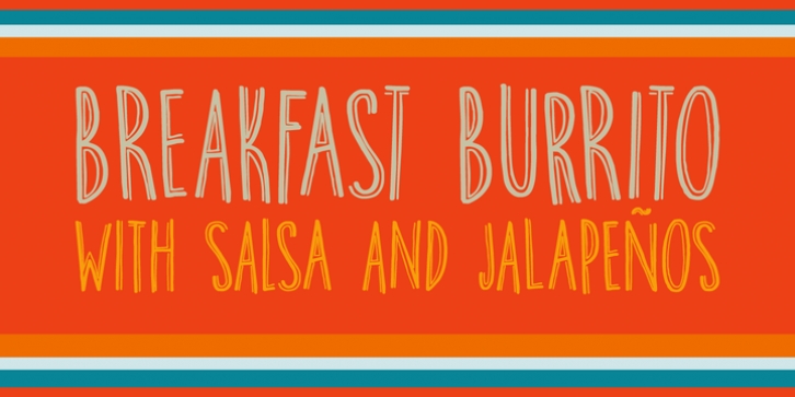 Breakfast Burrito Font Download