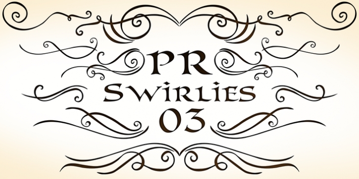 PR Swirlies 03 Font Download
