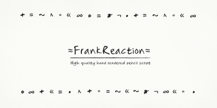 Frank Reaction Font Download
