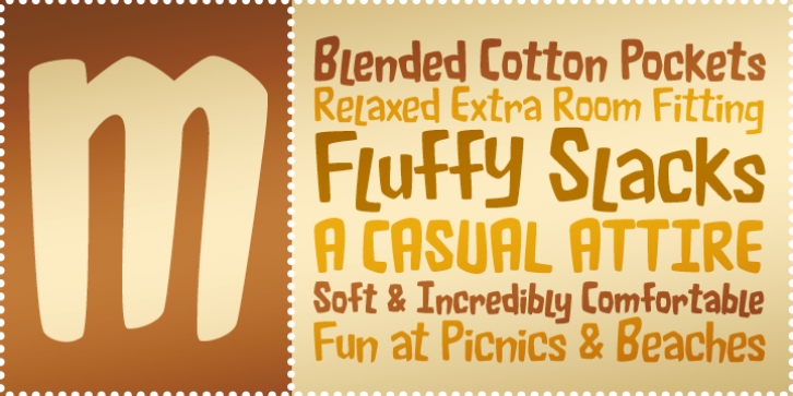 Fluffy Slacks BTN Font Download