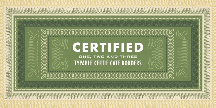 Certified Series 2 Font Download