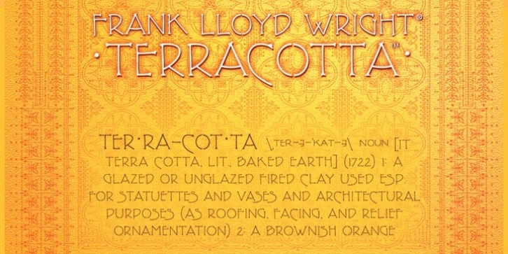 P22 FLLW TerracottaÂ Font Download