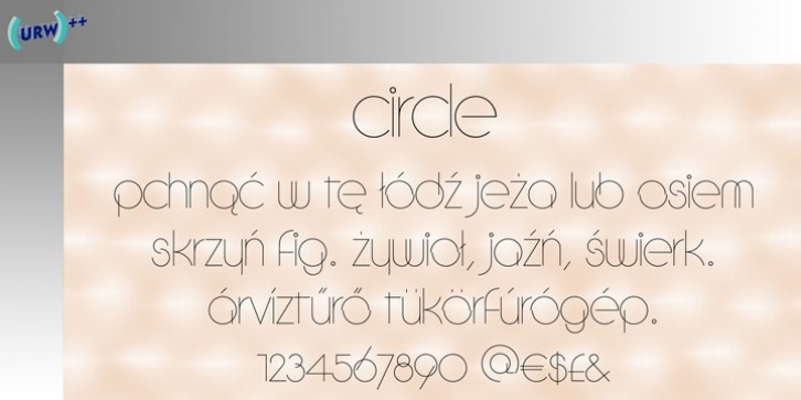 Circle Font Download
