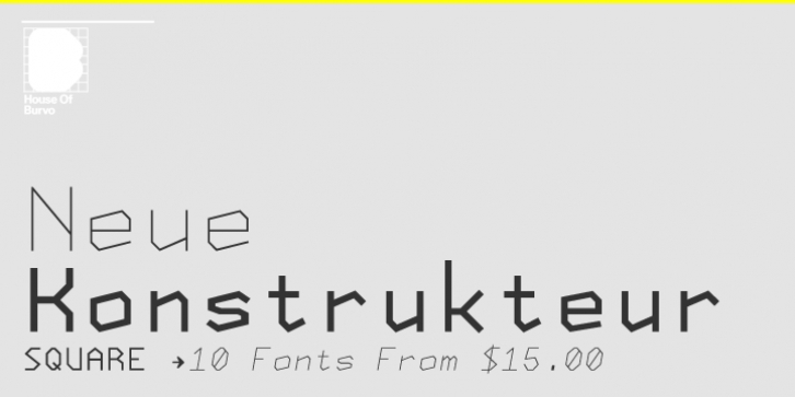 Neue Konstrukteur Square Font Download