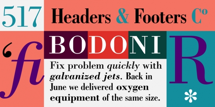 Bodoni Font Download