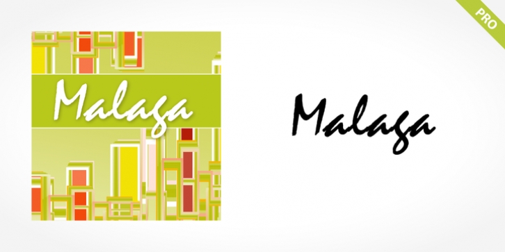 Malaga Pro Font Download