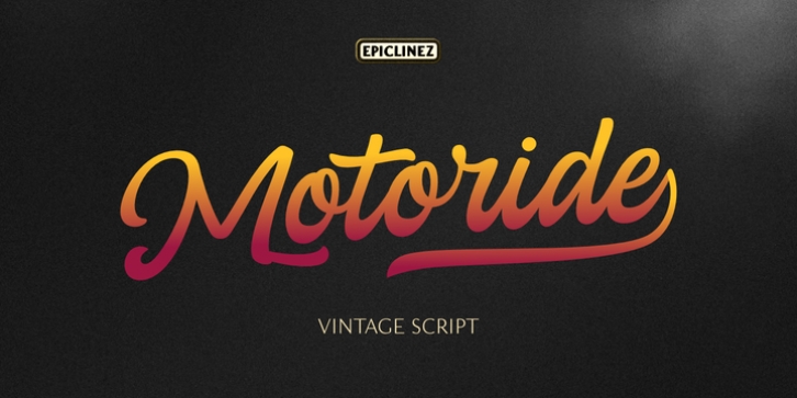 Motoride Font Download