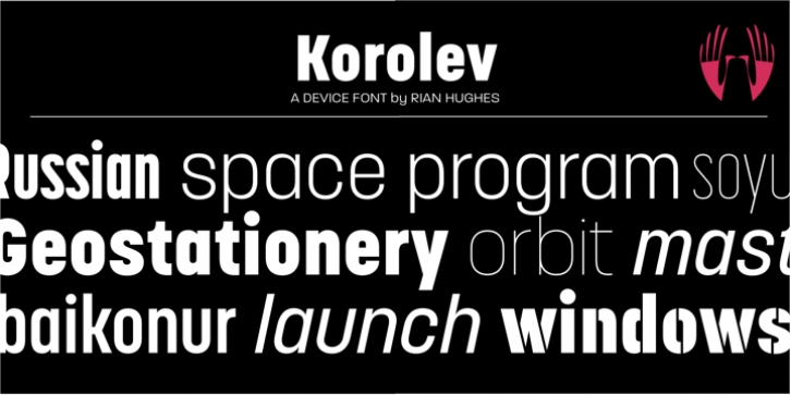 Korolev Military Stencil Font Download