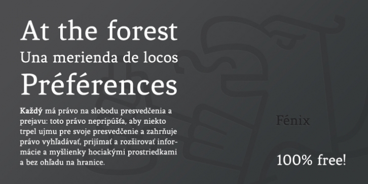 Fenixâ„¢ Font Download