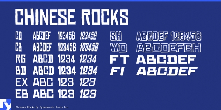 Chinese Rocks Font Download