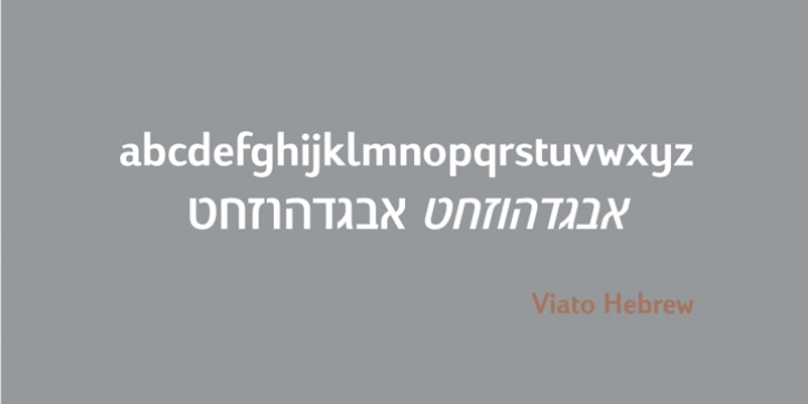 Viato Hebrew Font Download