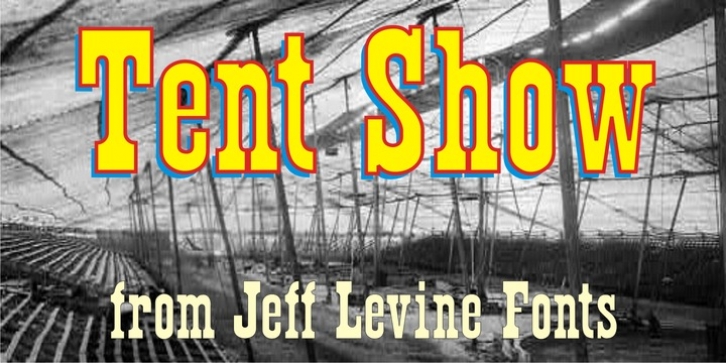 Tent Show JNL Font Download