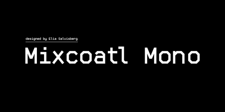 Mixcoatl Mono Font Download