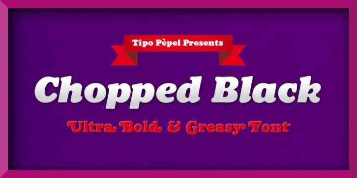Chopped Black Font Download