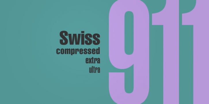 Swiss 911 Font Download