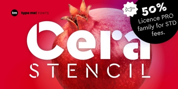 Cera Stencil PRO Font Download