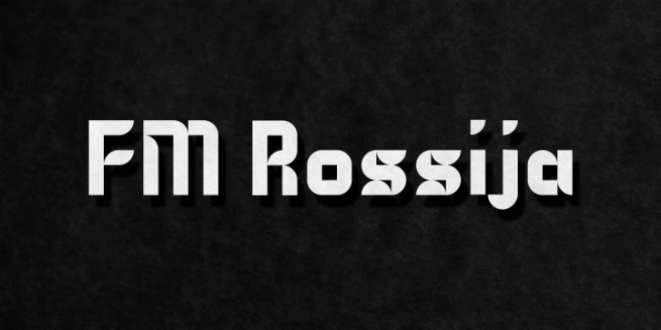 FM Rossija Font Download
