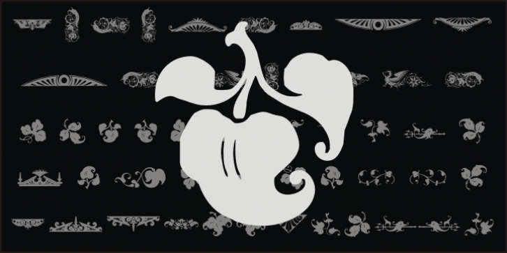 Black Fleurons Font Download