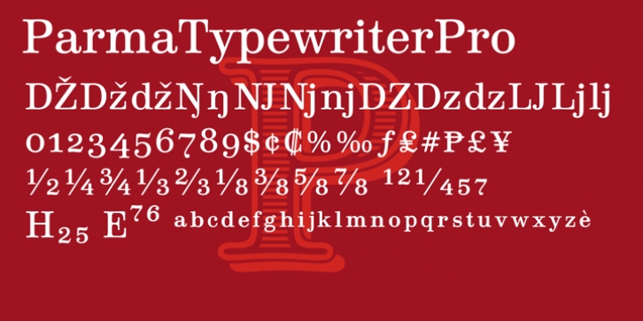 Parma Typewriter Pro Font Download