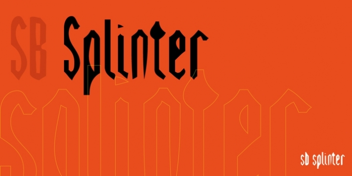 SB Splinter Font Download