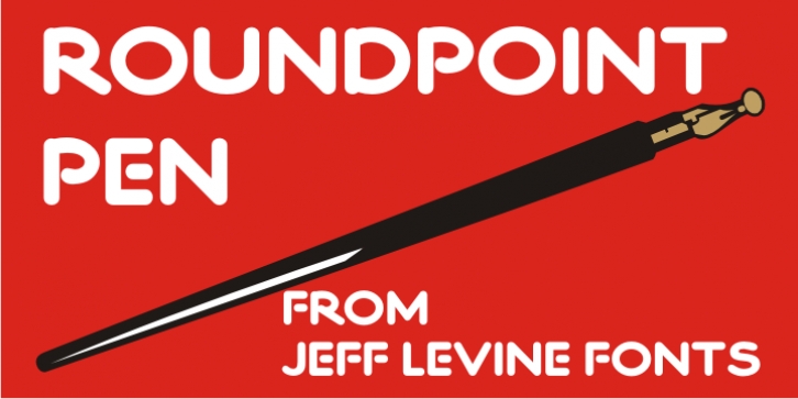 Roundpoint Pen JNL Font Download