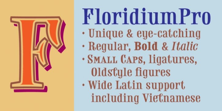 Floridium Pro LV Font Download