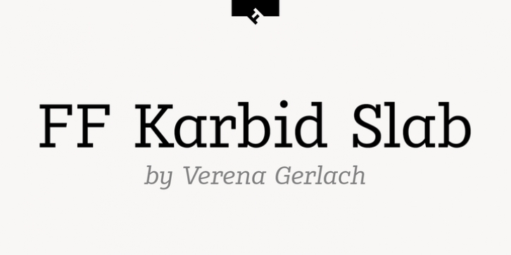 FF Karbid Slab Font Download