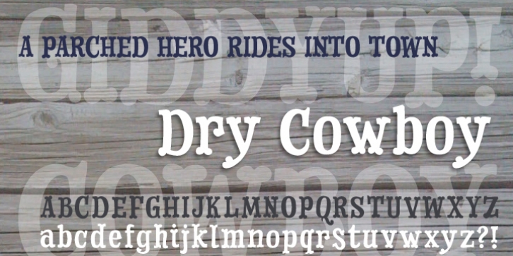 Dry Cowboy Font Download