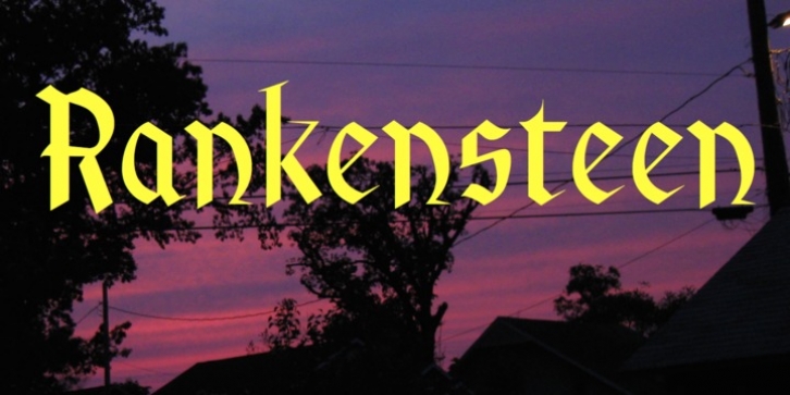 Rankensteen Font Download