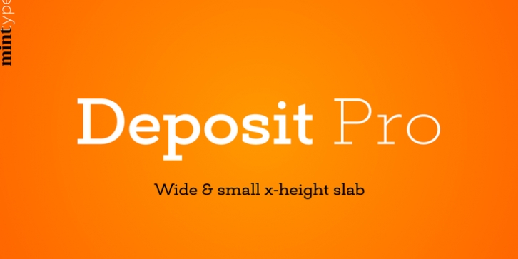 Deposit Pro Font Download