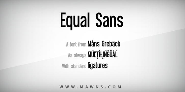 Equal Sans Font Download