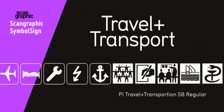 Pi Travel+Transportation Font Download